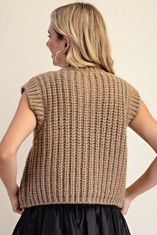 Button Knit Vest