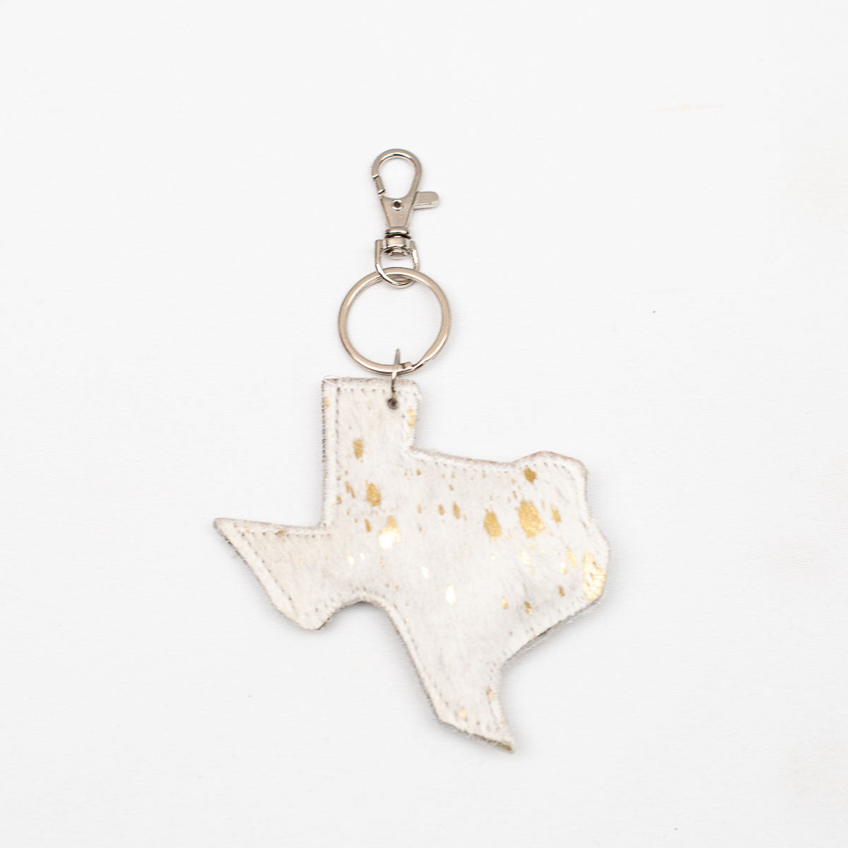Texas Speckled Hide Keychain