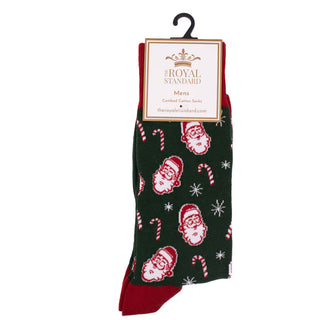 Men's Candy Cane Christmas Socks