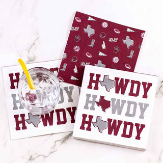 Howdy Feels Cocktail Napkins