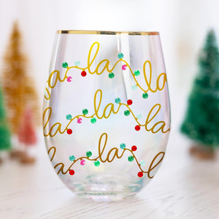 FaLaLa Wine Glass
