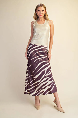 Sleeveless Lurex Scallop Knit Top