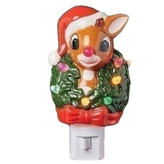 Vintage Rudolph Night Light