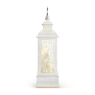 Lit Nativity Stable Scene Lantern