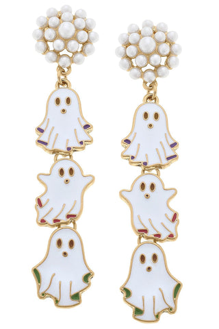 Halloween Triple Ghost Earrings