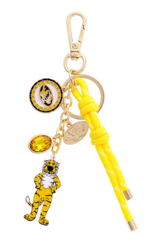 Missouri Tigers Cluster Bag Charm