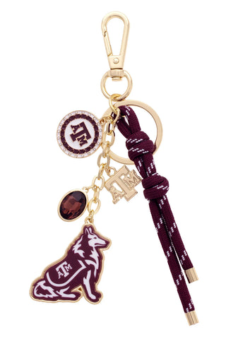 Texas A&M Cluster Bag Charm