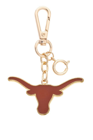 Longhorns Enamel Logo Bag Charm