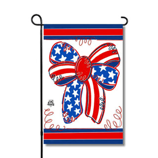 Patriotic Bow DK Garden Glam Flag