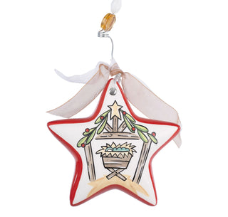 Come All Ye Faithful Star Ornament