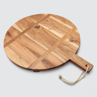 Round Acacia Wood Serving Board