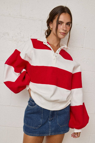 Everly Striped Pullover