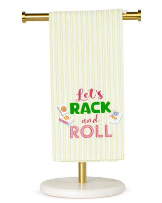 Let's Rack and Roll Hand Towel