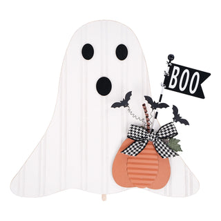 Boo Flag Ghost Sign Topper