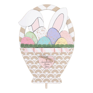 Speckled Eggs Basket Sign Topper