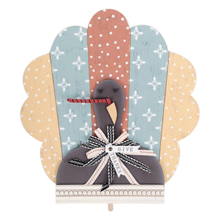 Colorful Give Thanks Sign Topper