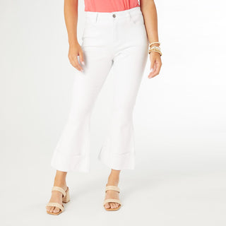 Janet Flare Crop Pant with Wide Cuff