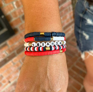 Texans Gameday Bracelet