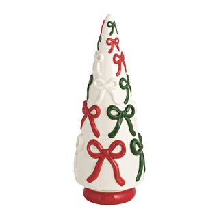 Ceramic Bow Christmas Trees