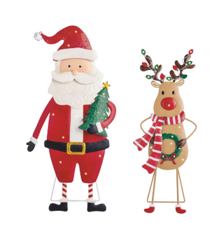 Light-Up Christmas Sitters