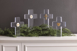 Clear Resin Cross