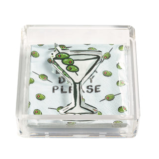 Cocktail Napkin Holder & Weight Set