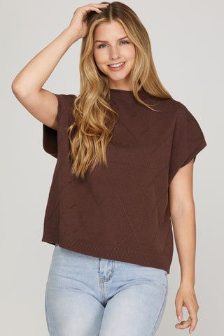 Mock Neck Sweater Vest