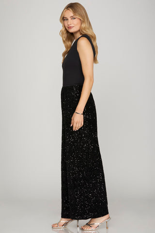 Sequin Long Pants