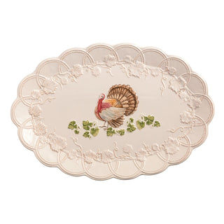Turkey Stoneware Platter