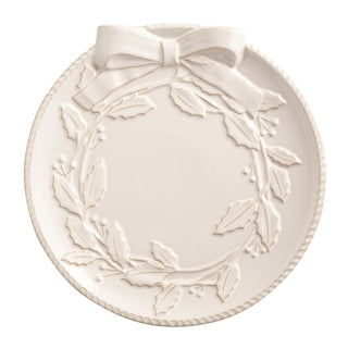 White Wreath Platter