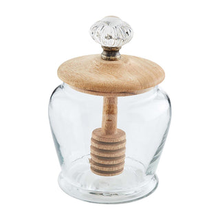 Door Knob Glass Honey Jar