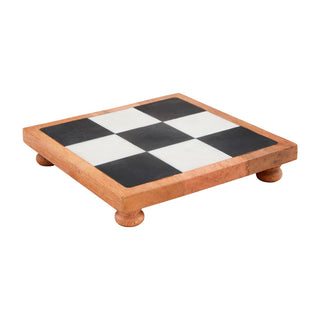 Black & White Check Trivet