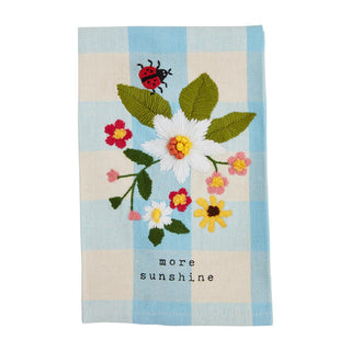 Fruity Floral Check Towels