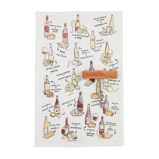 Wine & Cheese Towel Set