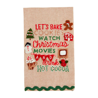 Gingerbread Scallop Hem Towel