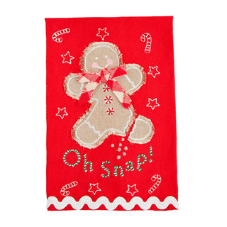 Gingerbread Scallop Hem Towel