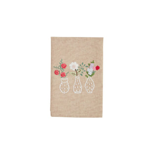 Flower Embroidery Towels