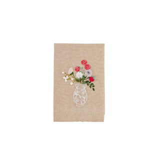 Flower Embroidery Towels