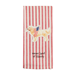 Americana Canvas Patch Towels