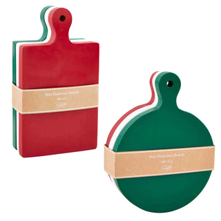 Red, White, & Green Mini Paddle Boards