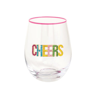 Beaded Birthday Wine Glass