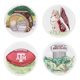 Texas A&M Coaster Set