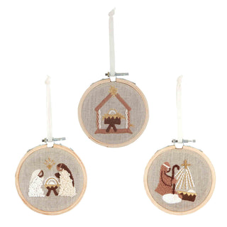 Nativity Hoop Ornament