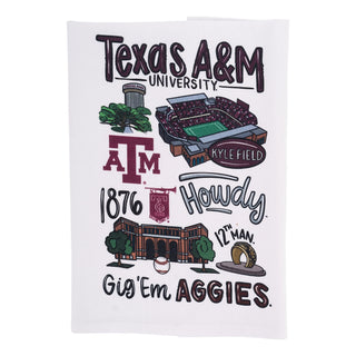 Texas A&M Icon Tea Towel