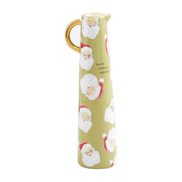 Vintage Christmas Pitcher Bud Vases