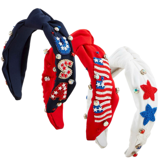 4th of July Beaded Headbands