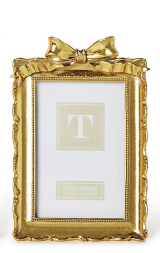 Gold Bow Accent Frame