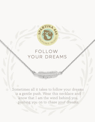 Sea La Vie Feather Necklace