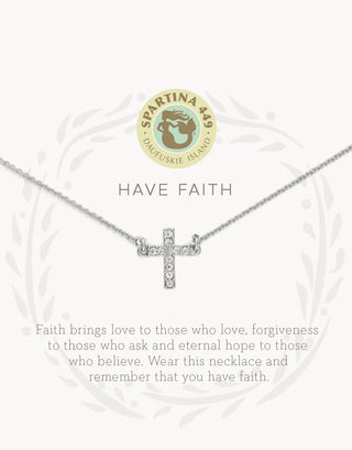 Sea La Vie Cross Necklace