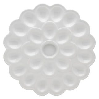 Everyday White® Flower Egg Platter